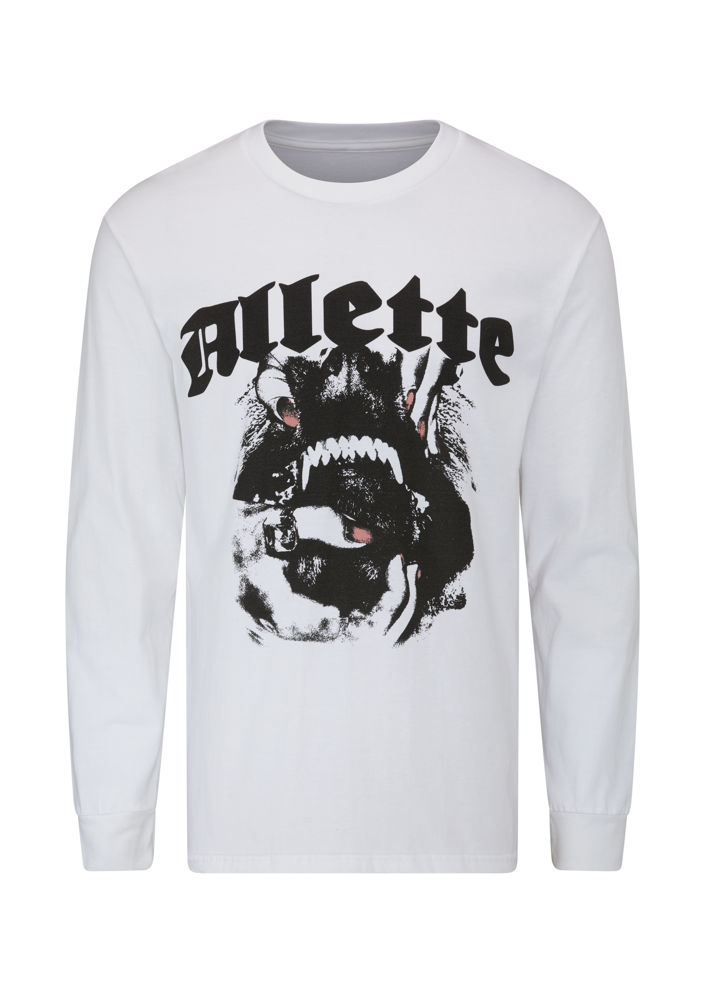 Terror Print Long Sleeve T-shirt