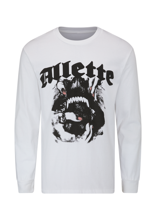 Terror Print Long Sleeve T-shirt
